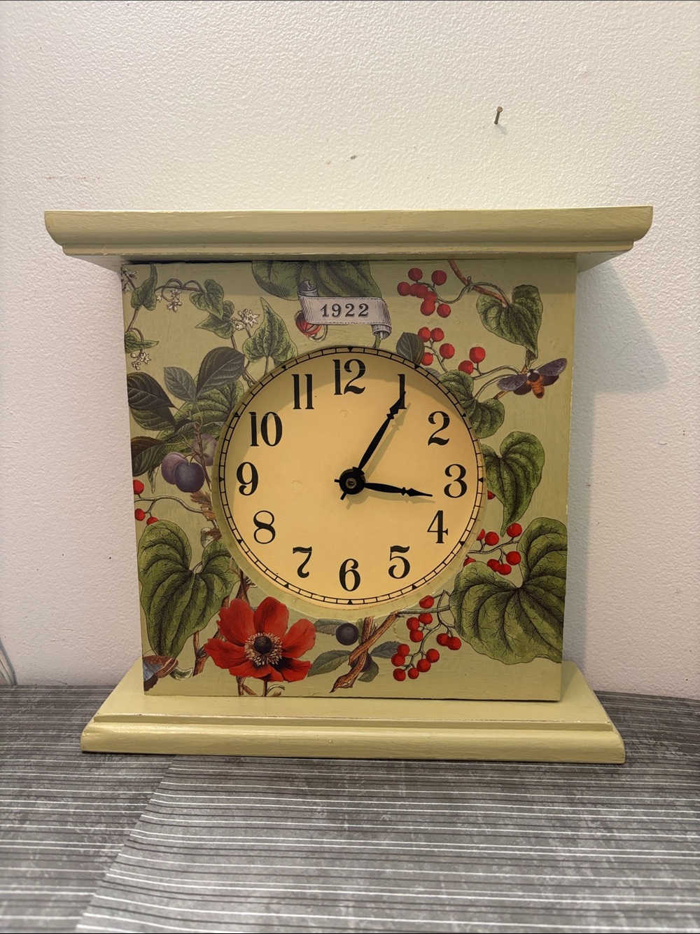 Wood Mantel Clock
